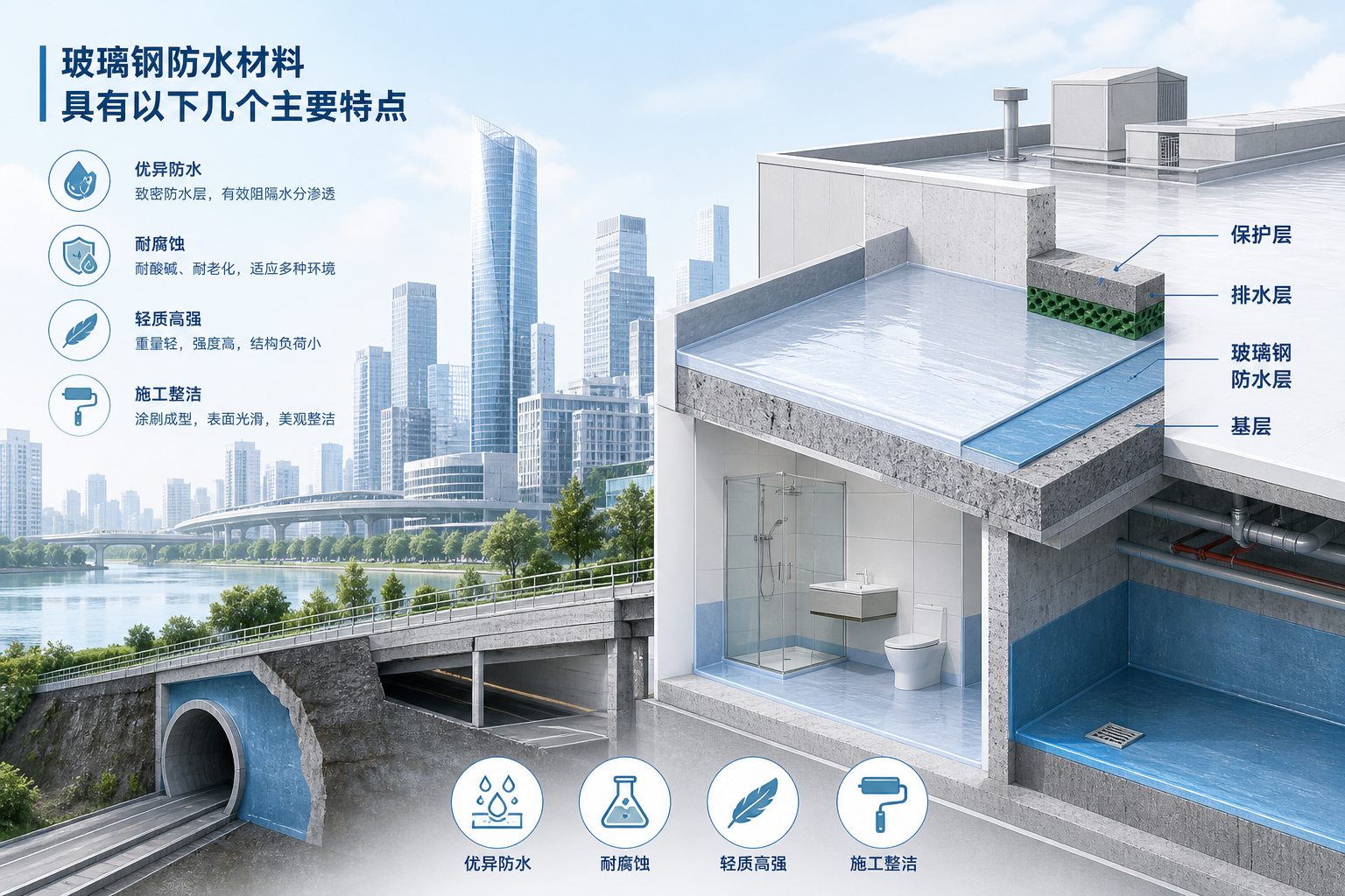 2023年玻璃钢防水材料市场趋势分析，关注 潮州 发展